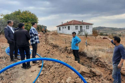 Manisa Salihli'de bir mahalle daha sağlıklı suya kavuşuyor