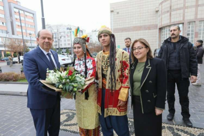 KKTC Cumhurbaşkanı'ndan Fatma Şahin'e ziyaret