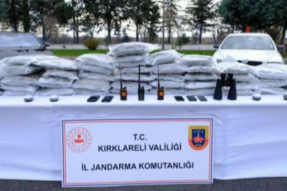 Kırklareli'de Jandarma'dan uyuşturucu kaçakçılığına operasyon